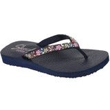 Skechers Women's 119153 Meditation Daisy Garden Vegan Yoga Foam Thong Sandals ThatShoeStore