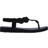 Skechers Women's 31755 Meditation Stars Sparkle Yoga Foam Thong Sandals ThatShoeStore