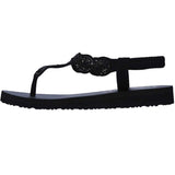 Skechers Women's 31755 Meditation Stars Sparkle Yoga Foam Thong Sandals ThatShoeStore