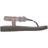 Skechers Women's 31755 Meditation Stars Sparkle Yoga Foam Thong Sandals ThatShoeStore