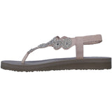 Skechers Women's 31755 Meditation Stars Sparkle Yoga Foam Thong Sandals ThatShoeStore