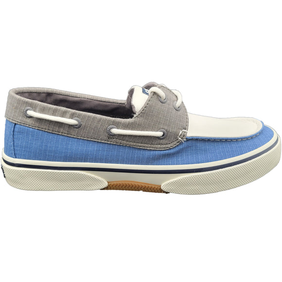 Sperry Men's Halyard 2 Eye RipStop TRI Blue Casual Boat Shoes