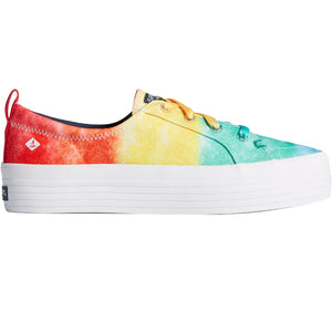 Sperry Women's Crest Vibe Platform Snowcone Ice Cream Multi Casual Boat Shoes
