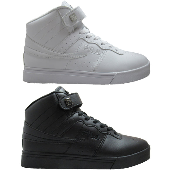 Fila Mens 1CM00347 Vulc 13 MP Mid Plus Leather White Black Casual Shoes