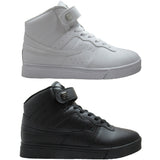 Fila Mens Vulc 13 MP Mid Plus Leather White Black ThatShoeStore