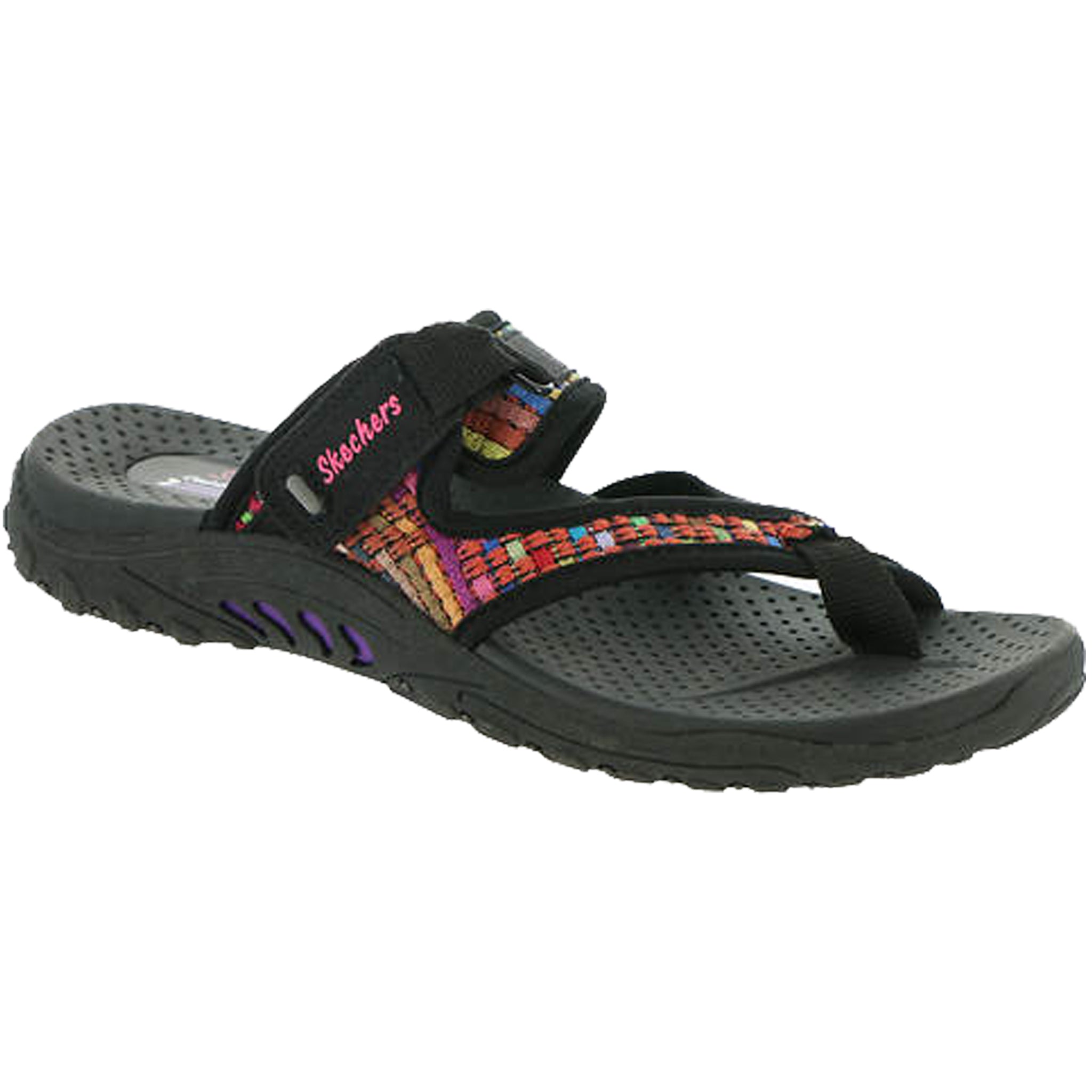 Skechers Women s 41124 Reggae Mad Swag Vegan Adjustable Sandals