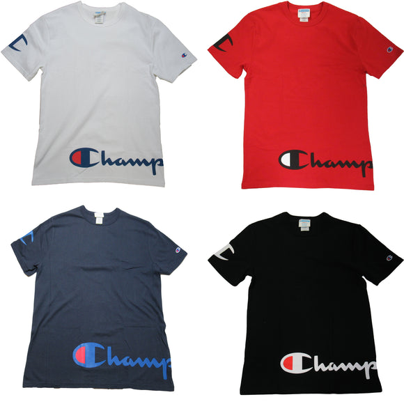 Champion Life Men's Heritage Tee, Wraparound Logo T-Shirt