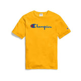 Champion Life Men's Heritage Tee, Flock 90s Logo T-Shirt ThatShoeStore