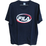 Fila Men's Abstract Oval Logo T-Shirt SM933692 ThatShoeStore