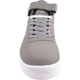 Fila Men's Vulc 13 Mid Plus Pewter Silver White Casual Shoes ThatShoeStore
