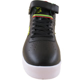 Fila Men's Vulc 13 Mid Plus Black Green Yellow Red Rasta Casual Shoes ThatShoeStore