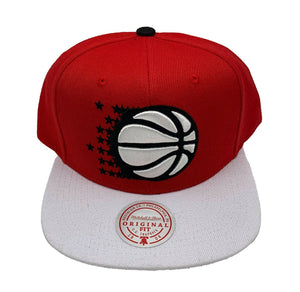 Mitchell & Ness Men's Orlando Magic Cardinal Red 2 Tone Hardwood Classics Snapback Hat