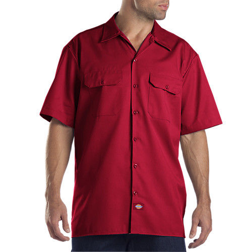 6xlt dress shirts Dickies ws574 Men's Hanging Short Sleeve Work Shirt shirt when you want Beautiful cotton Embroidery white Barva:red off-the-shoulder wedding gown