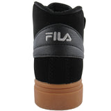 Fila Men's Vulc 13 Mid Plus Black Silver Gum Casual Shoes ThatShoeStore